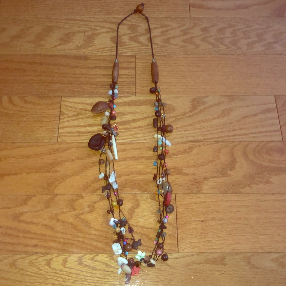 Colorful beaded necklace